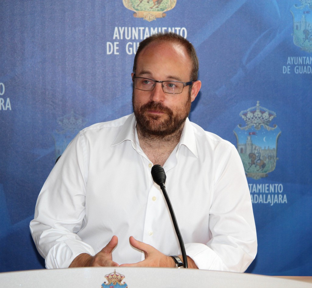 Alejandro Ruiz, portavoz de Ciudadanos (C's) en el Ayuntamiento de Guadalajara