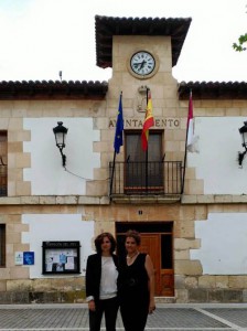 Orlena de Miguel y María Luz Prieto, concejalas de Ciudadanos (C's) en Torrejón del Rey