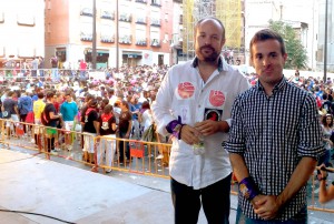 Los concejales de C's en el Ayuntamiento de Guadalajara, Alejandro Ruiz y Ángel Bachiller