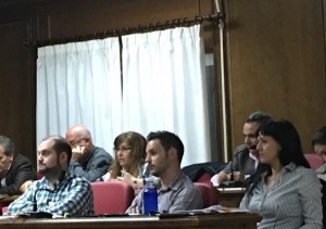 Grupo Municipal Ciudadanos (C's) Azuqueca de Henares, durante el pasado Pleno Ordinario.